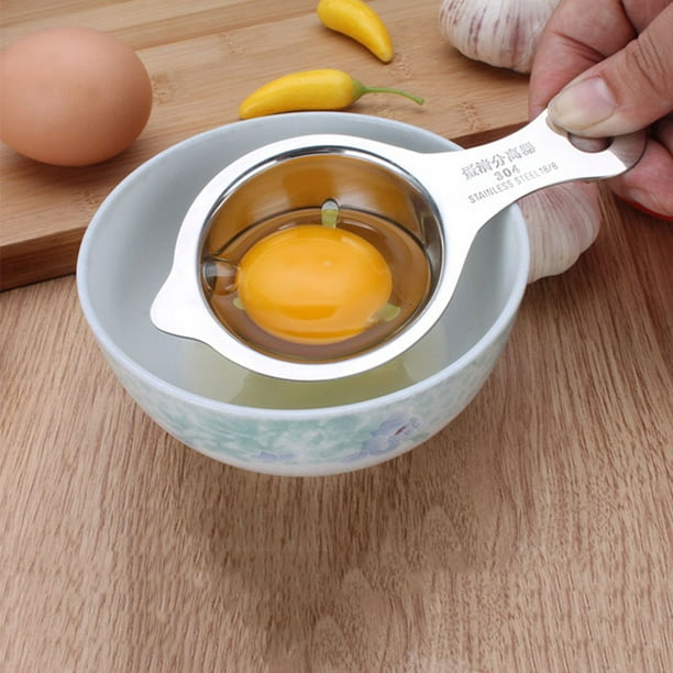 Egg Separator, Premium 304 Stainless Steel Egg Yolk Separator