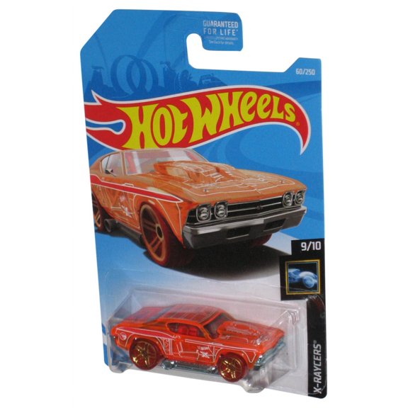 Hot Wheels X-Raycers 9/10 (2017) Red '69 Chevelle Die-Cast Toy Car 60/250