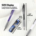 thumbnail image 2 of BAZIC Polaris Mechanical Pencil 0.7mm w/ Refill 2B Ceramic Lead, 6-Pack, 2 of 7