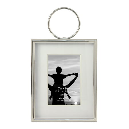 Better Homes & Gardens Silver Hanging Frame with Metal Ring