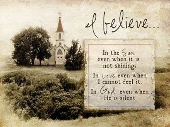 I Believe Canvas Ar