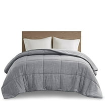 Gracie Mills Heathered Jersey Knit Down Alternative Comforter GRACE-15592 Oversized