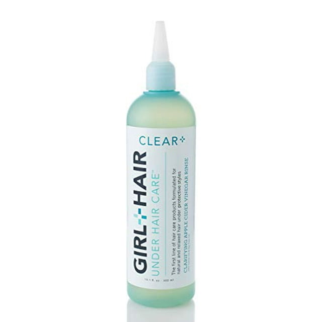 Girl and Hair Apple Cider Vinegar Hair Rinse , ACV Removes Scalp Buildup, Reduces Dandruff and adds Volume, No Sulfates and Color Safe, All Hair Types, with Tea Tree Oil and Shea Butter, 10.1 fl.oz