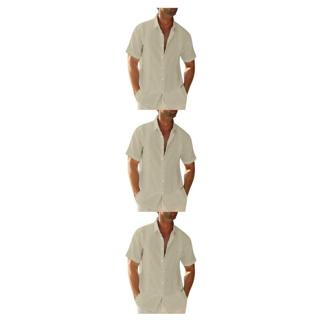Sonducket Camisa con botones para hombre de estilo informal para viajar, senderismo, verano, playa, caminar, camisetas ajustadas, ropa de trabajo Type1 NO1