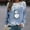 Blue B, variant on symoid Sweatshirt for Women Autumn and Winter Casual Christmas Snowman Printed Crew Neck Long Sleeve Pullover Blouse Sweatshirt Tops Blue L