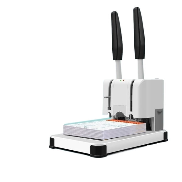 Office Hot Melt Adhesive Binding Machine, Accounting Book Binding, Small Electric Punching Machine