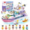 thumbnail image 1 of Juguete de construcción Sluban Friends Pink Yacht Girls de 8 a 12 años con 8 minifiguras, 1 of 6
