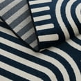 thumbnail image 3 of Loomaknoti Tecopa Sedvick 2' x 7' Blue Geometric Outdoor Runner Rug, 3 of 9