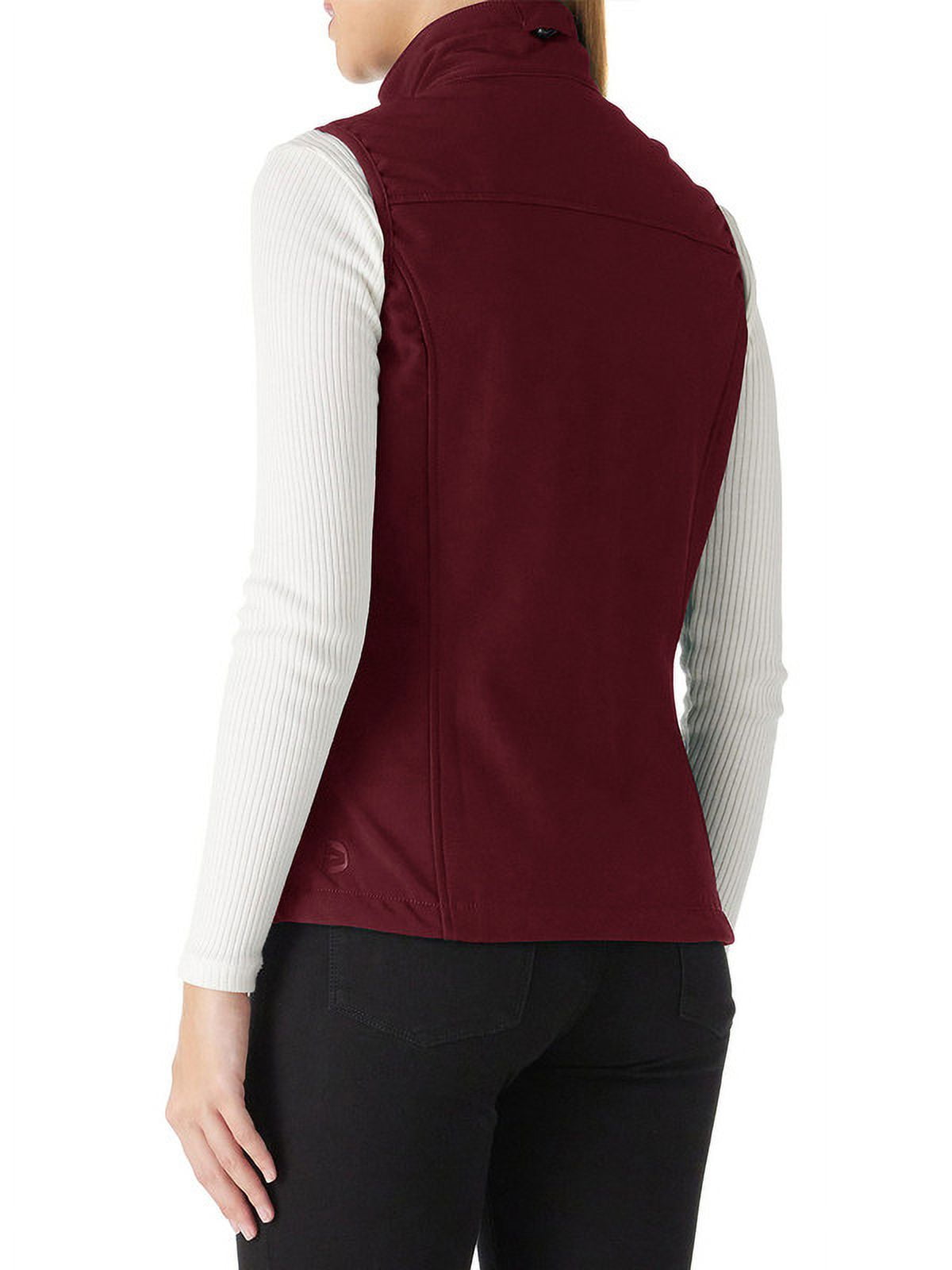 Off Road Ventures Women’s Fleece Softshell Vests Lightweight Outerwear Zip Up Sleeveless Running Vest for Golf Hiking