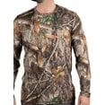 thumbnail image 6 of Men's Long Sleeve Camo Tee Hunting Performance Shirt by Realtree, Sizes S-3XL, 6 of 6