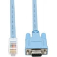 thumbnail image 2 of Cisco Console Cable 9-pin DB9 Female Serial RS232 Port to RJ45 Male Cat5 Ethernet LAN Rollover Console Cable Switch, 2 of 4