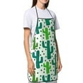 thumbnail image 4 of Pofeuu Cactus 1 Print Aprons with Pockets, Cute Aprons for Kitchen, Cooking, Server, Barber, Chef Apron, 4 of 7