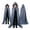 Silver, variant on LYHaoo Kids Halloween Cloak Cape with Hooded,Boys Party Dress Up Outfits Cloak(110)