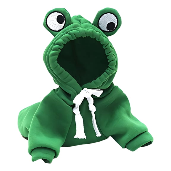 TELOLY 1Pcs Dog Sweater,Cotton Dog Coat,Dog Sweaters for Medium Dogs Boy,Green,M