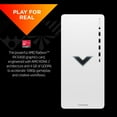 thumbnail image 3 of HP Victus 15L Gaming Desktop PC, AMD Ryzen 5 5600G, AMD RX6400, 8GB RAM, 512GB SSD, Ceramic White, Windows 11 Home, TG02-0093w, 3 of 8