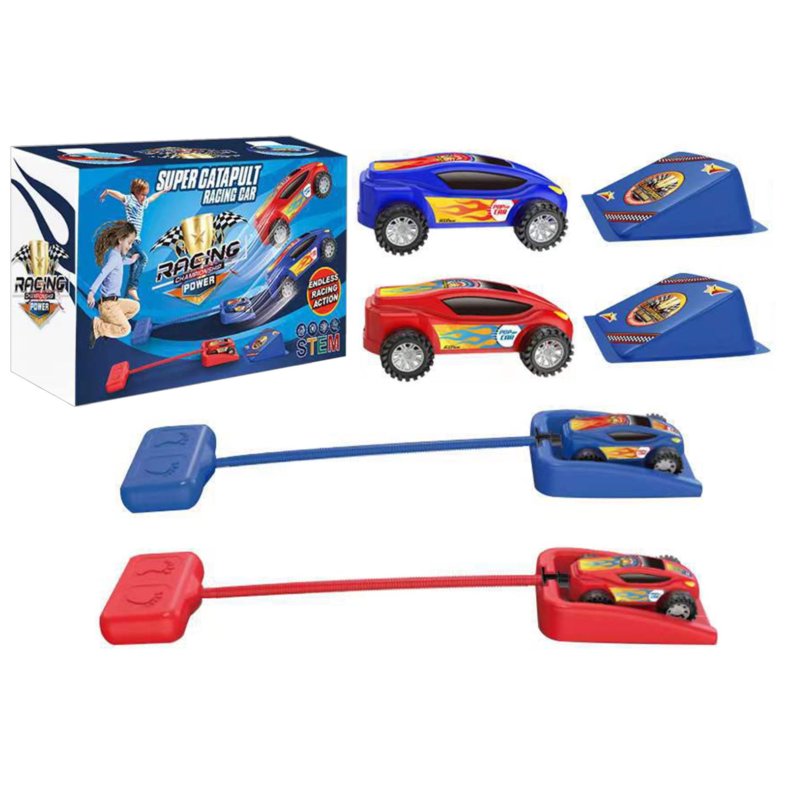 Catinbow Car Launcher Toy Fun Kids Car Launcher Toy 2 Toy Car