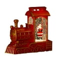 thumbnail image 2 of Christmas Train Snow Globe, Lighted-up Glittering Lantern for Christmas Table Centerpiece Decoration and Gift, 2 of 3