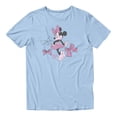 thumbnail image 2 of Disney Minnie Mouse Men's Bows Of Fashion Sketch T-Shirt (Light Blue, S-XXXL), 2 of 4