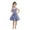 32-Blue, variant on YWDJ Big Girls Party Dresses Toddler Kids Baby Girls Fashion Cute Sleeveless Sling Lattice Print Dress Princess Dress Bow Hair Accessories Suit Pink 2-3T