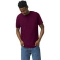 thumbnail image 5 of Gildan Short Sleeve Crewneck T-Shirt, Softstyle Midweight Classic Shirt, Maroon Tee, L, 5 of 5