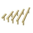 thumbnail image 4 of Brier Series 12-5/8 in 320 mm Brushed Solid Gold Kitchen Hardware Modern Door Pulls Cupboard Drawer Pull Handles - 25 Pack, 4 of 8