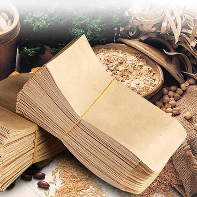 100pcs Seed Bag Dustproof Seeding Protective Envelope Lightweight Garden Paper Seed Storage Bags Tear-Resistant Seed Protector for Home