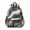 Black and Gold Marble Pattern-2, variant on White and Black Marble Pattern Cute School Backpack with Padded Back and Adjustable Shoulder Straps 13.4"x11"x4.7"