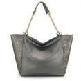 thumbnail image 6 of Montana West Large Tote Bag for Women Oversized Shoulder Purses with Chain Handbags, Pewter, 6 of 8