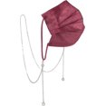 thumbnail image 3 of Chaîne de Lunettes pour Femmes, Chaîne de Pendentif Perle, Lunettes de Lecture, Argent, 3 of 5