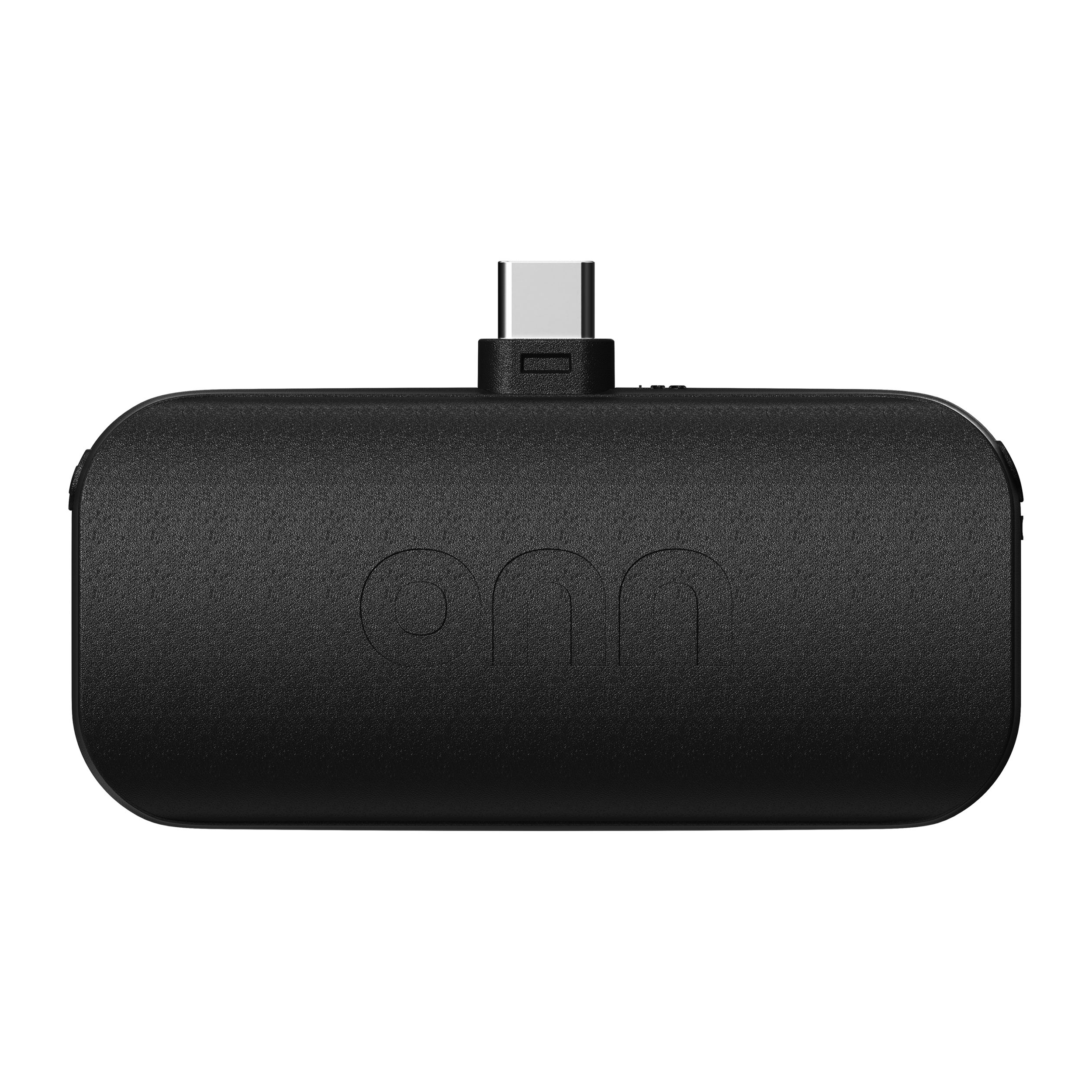 Batería portátil compacta onn de 5000mAh con USB-C, negro 5