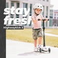 thumbnail image 3 of Scoot & Ride Stand-up Scooter for Children, Ages 3-6, Highwaykick 3, Ash, 3 of 12