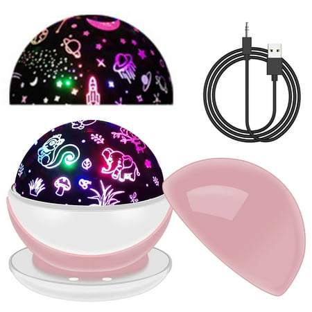 

Star Sky Projector Lamp 360°Rotation LED Star Projector USB Powered Galaxy Light with Colorful Light Sky Projector Light Battery-operated Nebula Lamp for Kids Adults Room