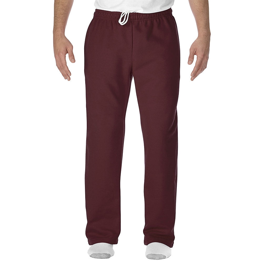 Gildan - Gildan Men's Dryblend Open Bottom Pocketed Sweatpants - G12300 ...