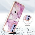 thumbnail image 7 of TECH CIRCLE Stylish Case for Samsung Galaxy A05 (6.7") - Premium TPU/PU Leather Phone Case [Built-in Wallet Feature] Lightweight Cute Marble Durable Cover, Purple, 7 of 7
