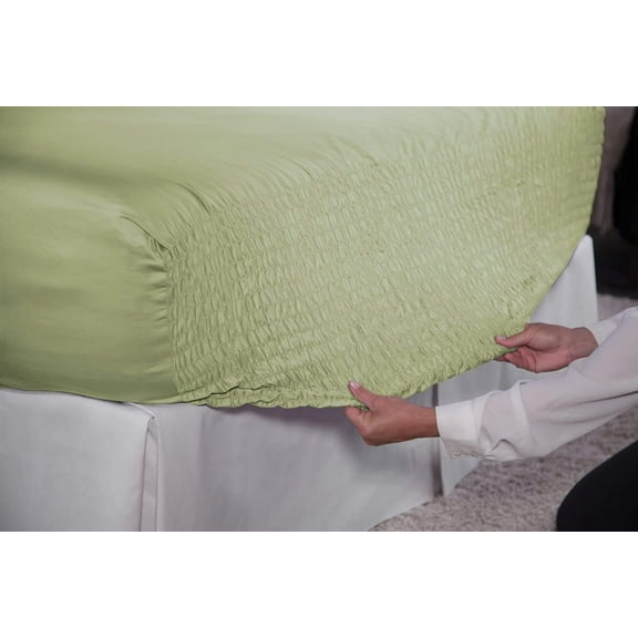 BedTite Soft Microfiber Anti-Wrinkle 3-Piece Twin Sheet Set - Sage