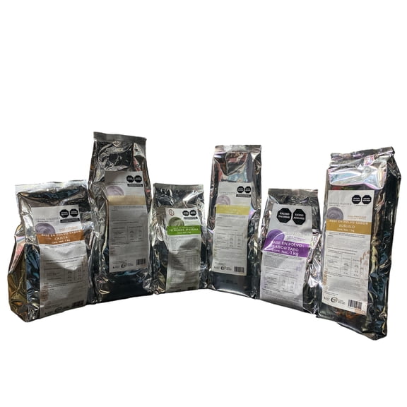 Kit De 6 Bases Boduo Para Preparar Bebidas