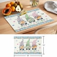 thumbnail image 6 of Happy Easter Gnome Placemats Set&nbsp;of 1 Rabbits Butterfly Flower Spring Vintage Heat Insulation Washable Place Mats, Rustic Non-Slip Table Mats for Dining Table Party Kitchen Decor,13x19 Inch, 6 of 9