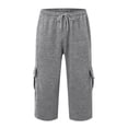thumbnail image 4 of SRZYMJ Mens Casual Cargo Pants Workout Joggers Stretch Sweatpants Casual Cargo Pants Stretch Fabric Comfort Fit Outdoor Work Travel, 4 of 5