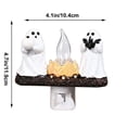 thumbnail image 2 of AZXY Ghost Witch Night Light Halloween Decor, Halloween Decorations Outdoor, Halloween Decorations Indoor, Halloween Decorations Party, Halloween Yard Decor, Plug-In Resin Wall Ornament, 2 of 6