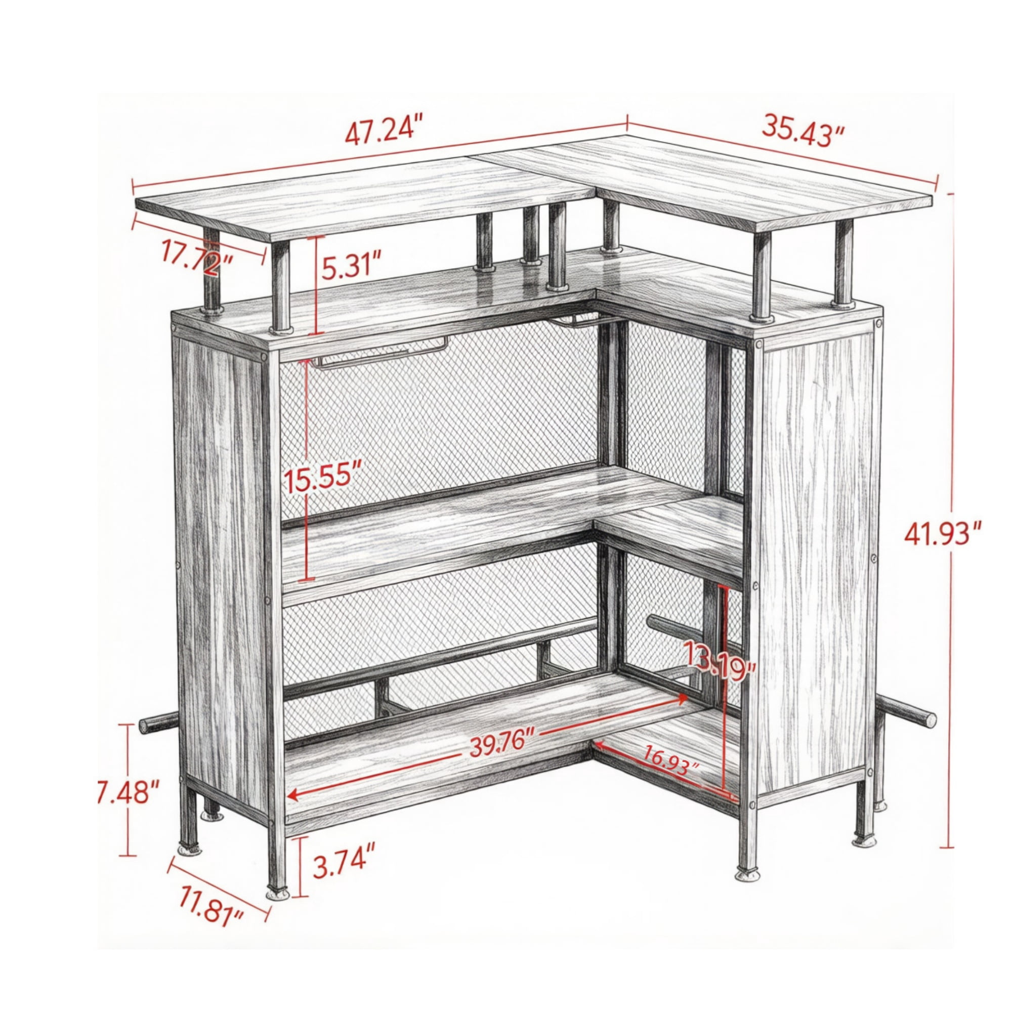 Bar Table (Only Bar Table)