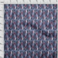 thumbnail image 3 of oneOone Organic Cotton Poplin Twill Fabric Arrow Ikat Print Sewing Fabric BTY 42 Inch Wide, 3 of 4