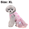 thumbnail image 2 of Vestido de encaje de flores para perros, vestido de tirantes ， falda bordada para cachorros MFZFUKR CPB-DE-LYY2071-4, 2 of 5