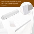thumbnail image 3 of Hareemi Retractable Clothesline 5-Line Clothes Drying Rack Portable Laundry Dryer with Integrated Hooks for Indoor and Outdoor Use(Random Color), 3 of 5