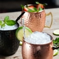 thumbnail image 4 of Jarras de cobre Moscow Mule de 530 ml, jarras de cerveza de cobre de acero inoxidable, jarras de cobre para cócteles, vasos martillados, vasos de cerveza, tazas para cócteles, tazas, 4 of 8