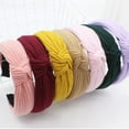 thumbnail image 6 of Yokua Knotted Headband Women Fabric Knitted Wide Hairband for Face Washing Daily Use, 6 of 21