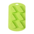thumbnail image 1 of Moules 2 Produits Plateau à Glaçons en Silicone en Forme de Fruits pour Usage Cuisine - Réutilisable 6 Cavités pour Glaçons Chocolat Savon Gâteaux Réfrigérateurs Fours et Lave-Vaisselle, 1 of 2