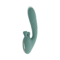 Evolved Thrust Into Ecstasy Rechargeable Silicone G-Spot Vibrator, Green