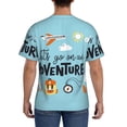thumbnail image 2 of Naloa Let's Go on an Adventure Men's T-Shirt Sport T-shirt Men's Basic Tee Casual Men's Shirt, Round Neck, Short Sleeves - Large, 2 of 5