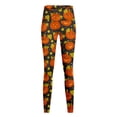 thumbnail image 7 of Halloween Leggings for Women Elastic High Waist Funny Pumpkin Ghost Print Tights Pants Workout Yoga Pants, 7 of 7