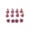 Red, variant on 12Pcs M5x9mm Disk Brake Rotor Bolts Steel T25 Bike Bicycle Brakes Disc Screws